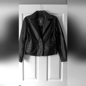 New York Jacket Nubuck Leather Buttery Soft Light Wear Smoke & Fragrance Free M